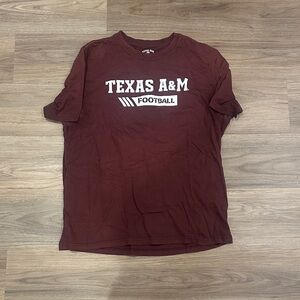 Texas A&M Football Maroon Crewneck T-Shirt